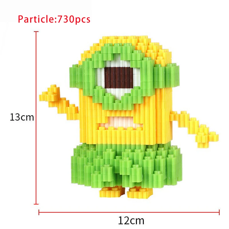 Гадкий я, карта миньонов, любовь, мультяшные мини-строительные блоки, анимационная фигурка, модель игрушки, подарки для детей на день рождения