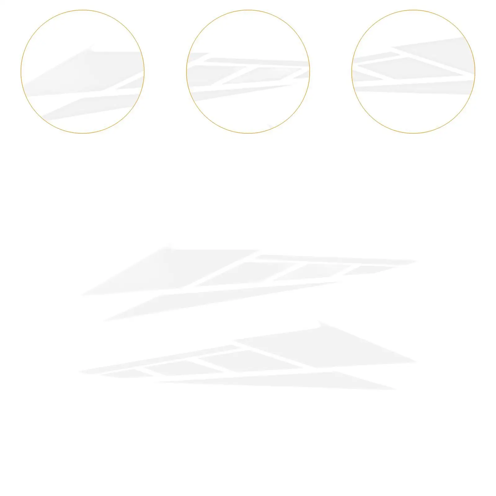 1 คู่ทั่วไปรถจักรยานยนต์ตกแต่งสติกเกอร์กันน้ําอเนกประสงค์สไตล์รถอุปกรณ์เสริมซ้ายและขวา Self Sticky