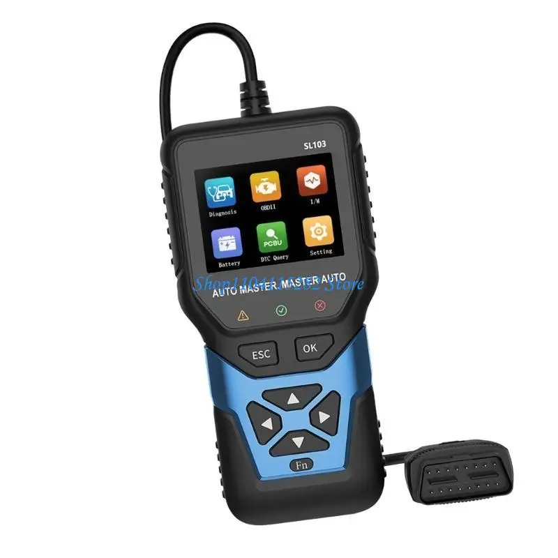 Los datos vivos herramienta diagnóstico estructura completa del lector profesional OBD2 observan