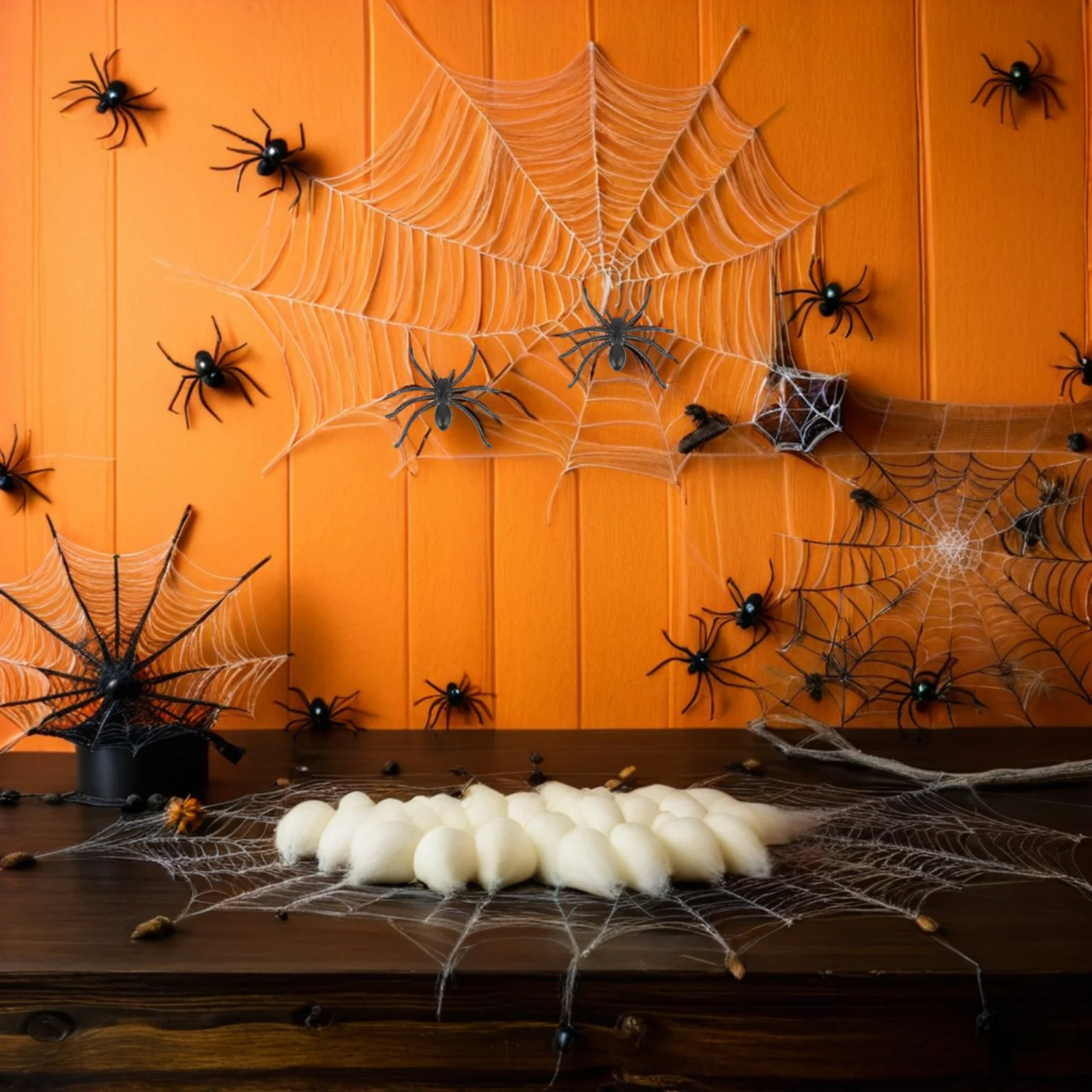 

150 шт., реалистичные пластиковые пауки, реквизит для розыгрышей на Хэллоуин, украшения для страшной вечеринки, декоративные пластиковые пауки, игрушки-пауки