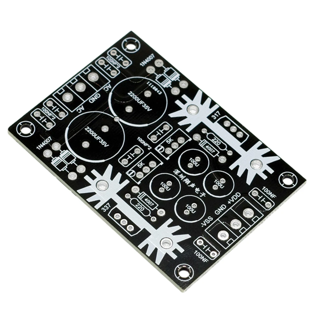 LM317 LM337 AC-DC DC stabilizzatore regolabile scheda di alimentazione doppia alimentazione regolabile 5V 12V 24V stabilizzatore scheda PCB di