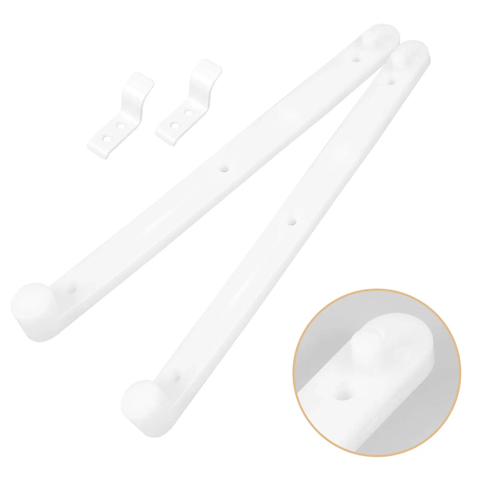 1Set Flip-Up Door Guide Drawer Rails Wear-Resistant Heavy Duty Drawer Slides Replacement for Furniture Cabinets Drawers Storage