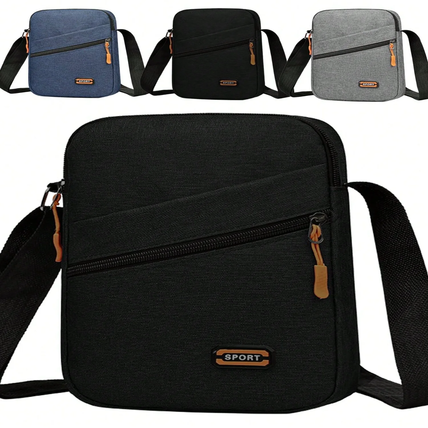 

Korean Version Of Leisure Large Capacity Multi-Layer Waterproof Crossbody Bag Oxford Cloth Bag Men's And Women's Business Bag Co