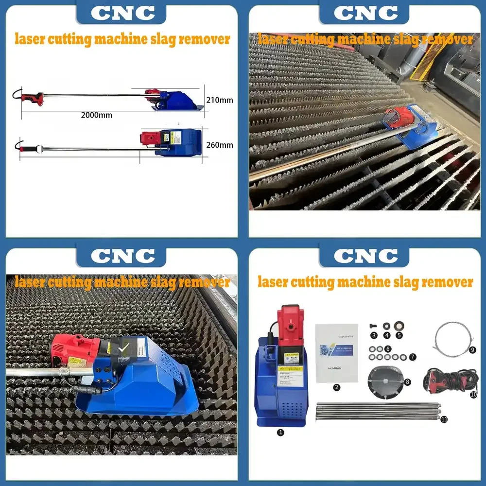 CNC Cutting Machine Slag Remover for Stainless Steel Handheld Table Cleaning Tool for Sword Fence Slag