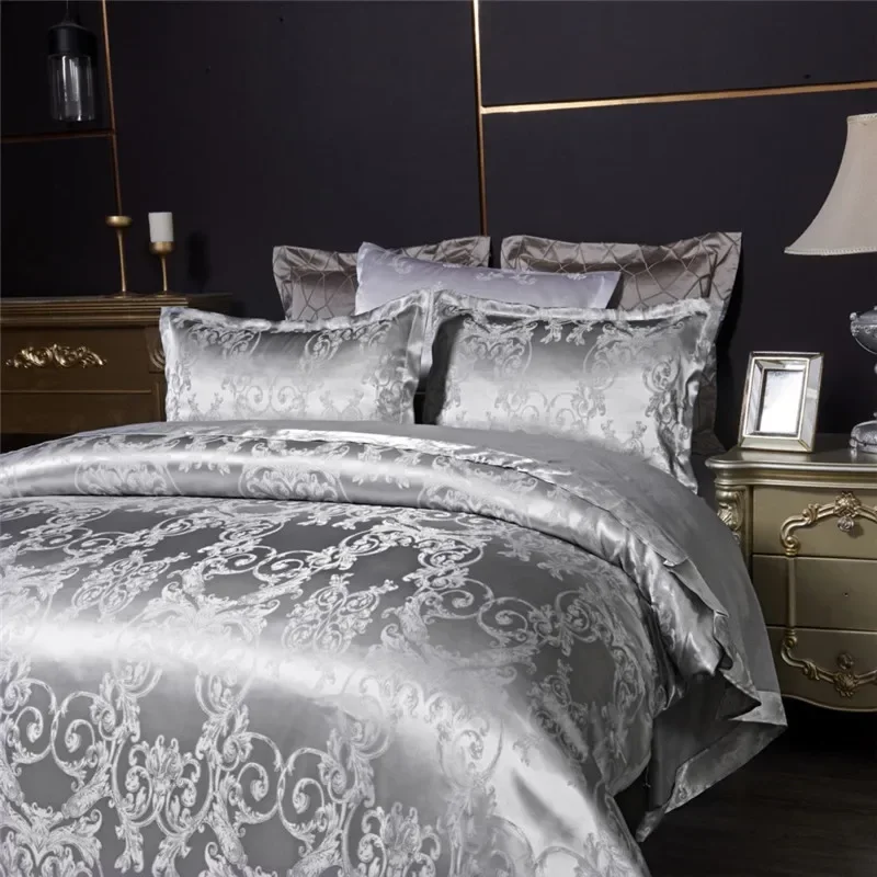 Luxury Bedding Set Claroom Jacquard Duvet Cover Bed Quilt King Queen High Quality Comforter Cover