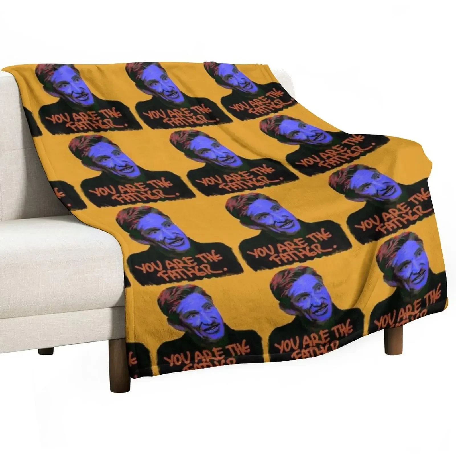 

YOU ARE THE FATHER Throw Blanket Soft Plush Plaid Furry wednesday Blankets