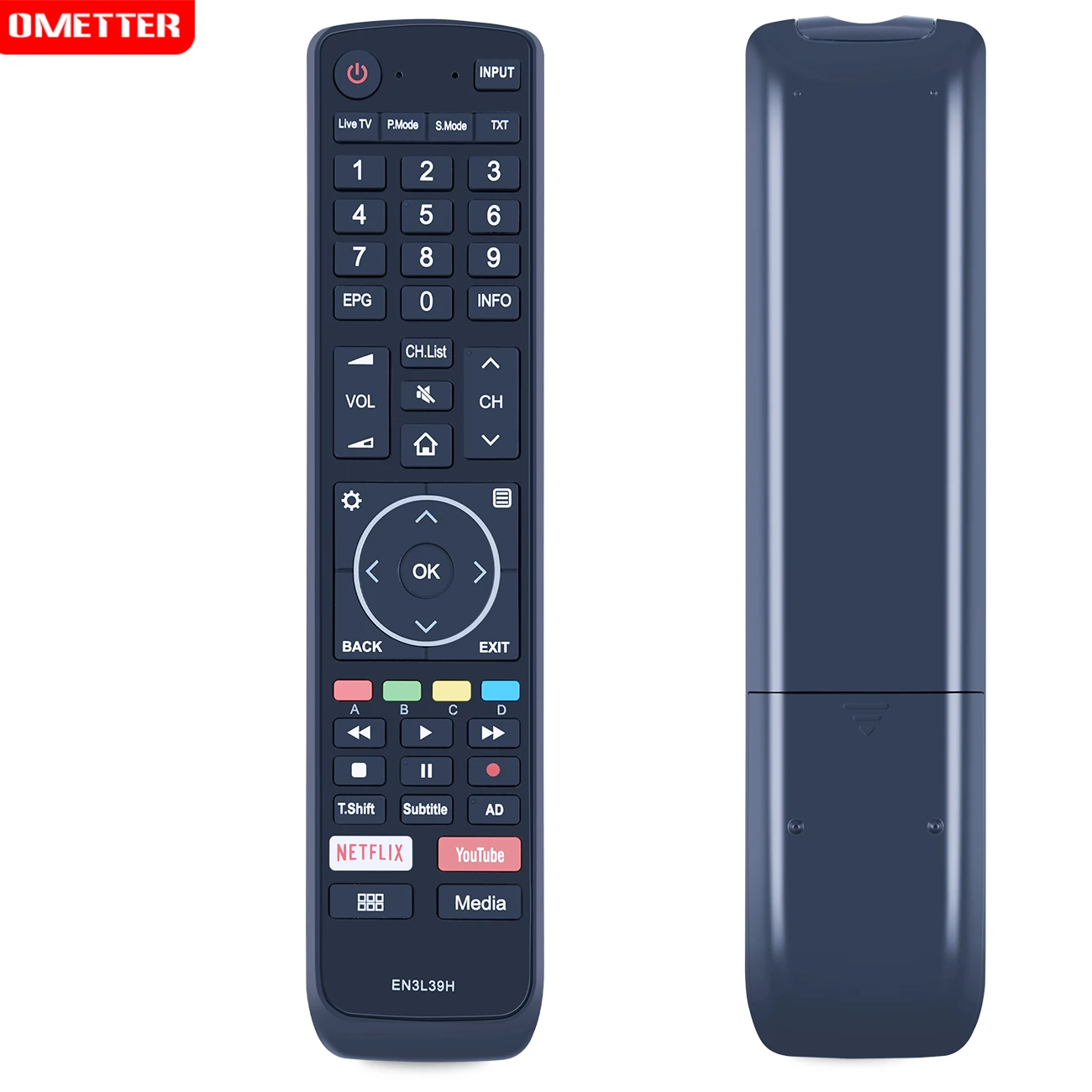 EN3L39H Asli Baru untuk Hisense Smart LCD LED TV Remote Control NETFLIX YouTube