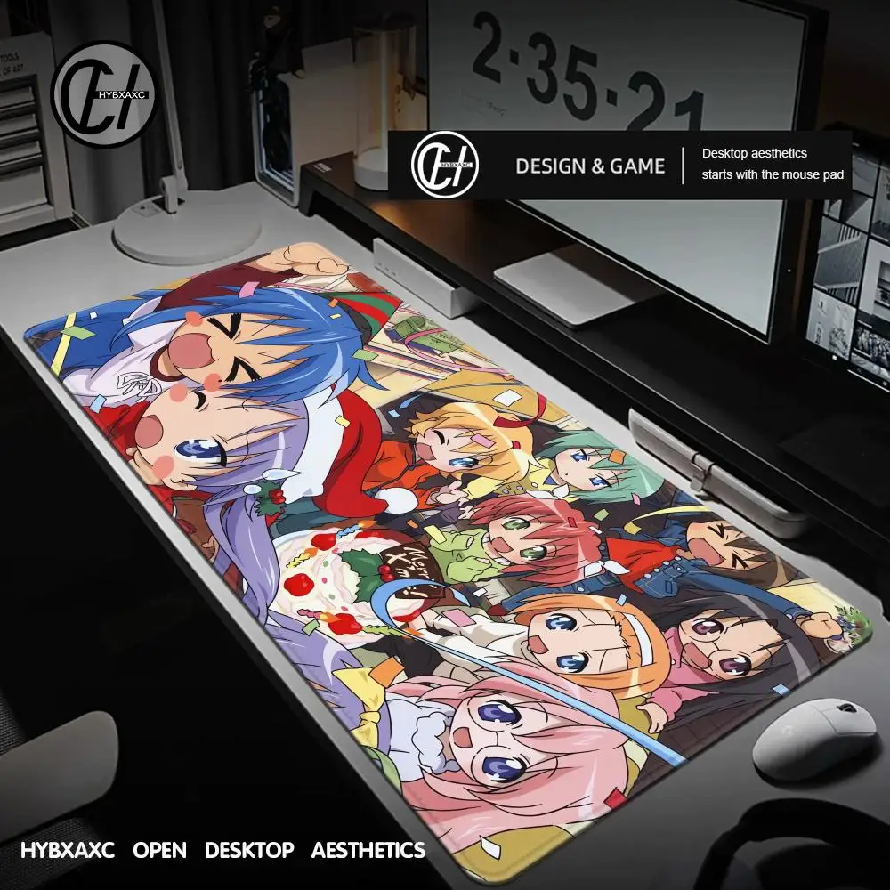 

Lucky Star Konatas Izumis Mousepad HD Printing Computer Gamers Locking Edge Non-slip Mouse Pad XXL90x40cm Keyboard PC Desk Pad