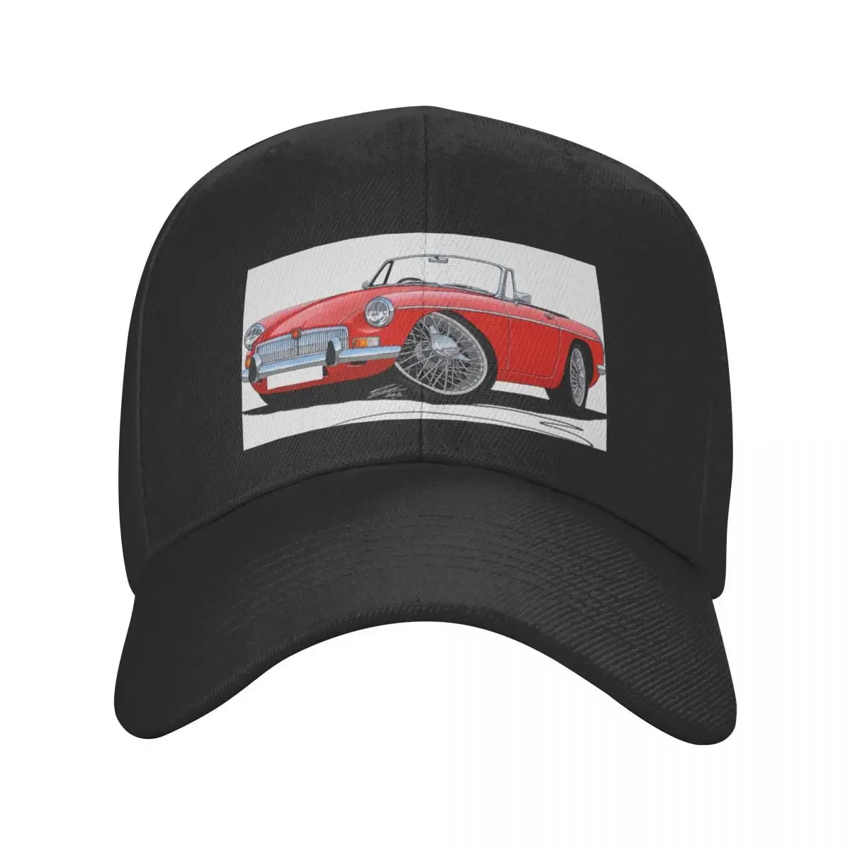 MG B Roadster Red Baseball Cap fashionable Hat Luxury Brand  Cap Men's Women's