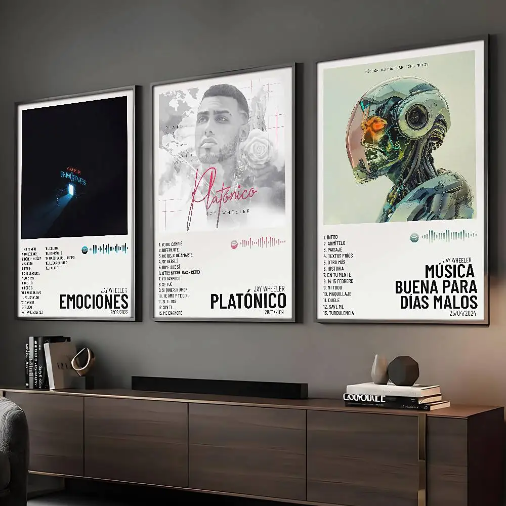 Singer Jay Wheeler Poster Sticky Wall Art Printing Waterproof Home Living Bed Room Bar Aesthetic Decor