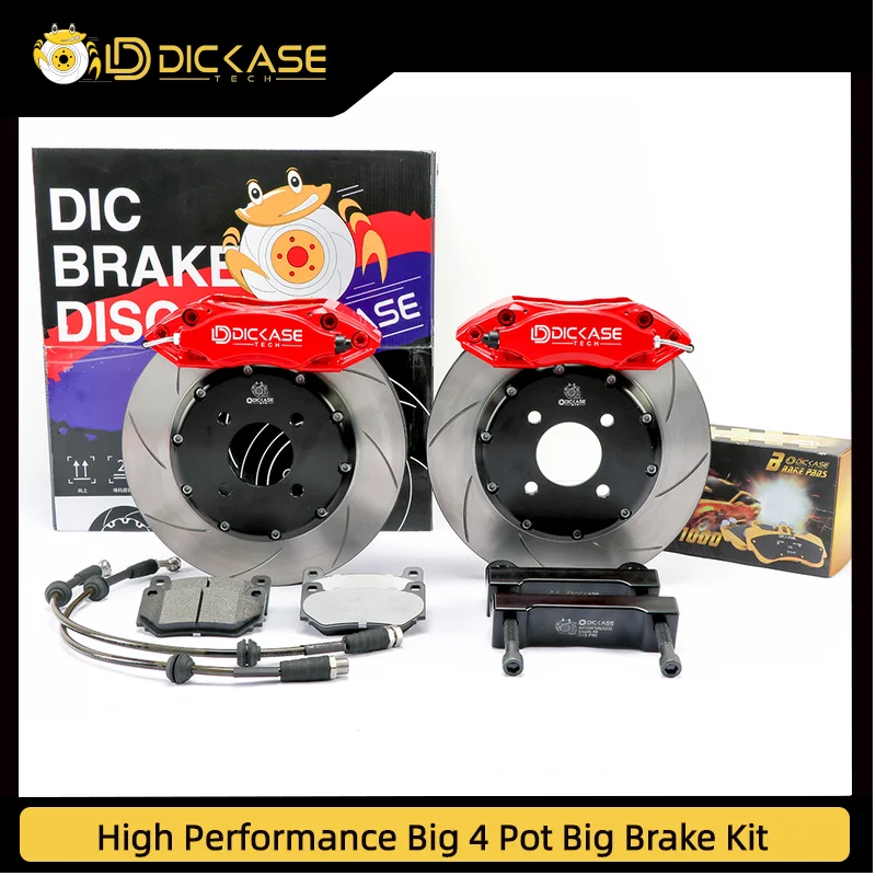 

Dicase car brake system 4 pot caliper with 285*24mm brake disc for Renault clio2 rs 15''