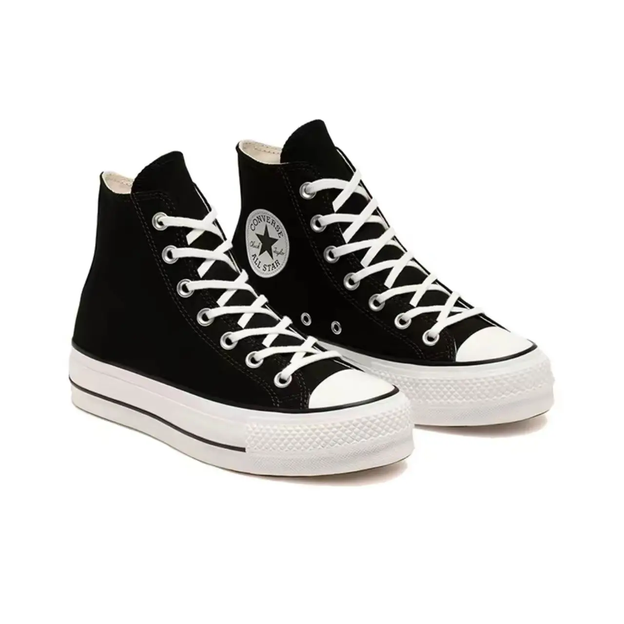 Converse All Star Get Tubed Chuck Taylor CanvasPlatform High Top Pine Bottom Classic versátil Casual antideslizante resistente al desgaste Li