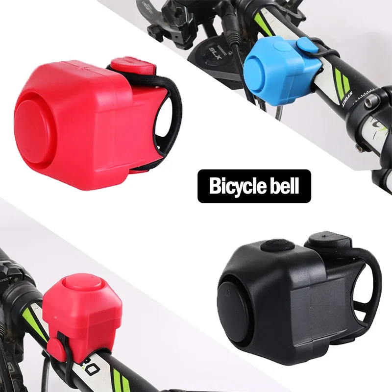 Bicycle Electronic Loud Horn 130 Db MTB Bike Safety Warning Alarm Cycling Handlebar Bell Ring Riding Ring Bell Accessorie