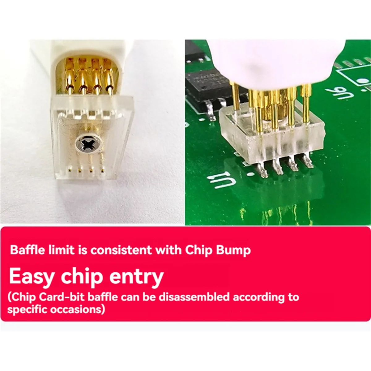 

L68AW-Son8 Chip Download Burn Write Probe Spring Needle Chip Burner Cable Bios Free Wire Download Cable B