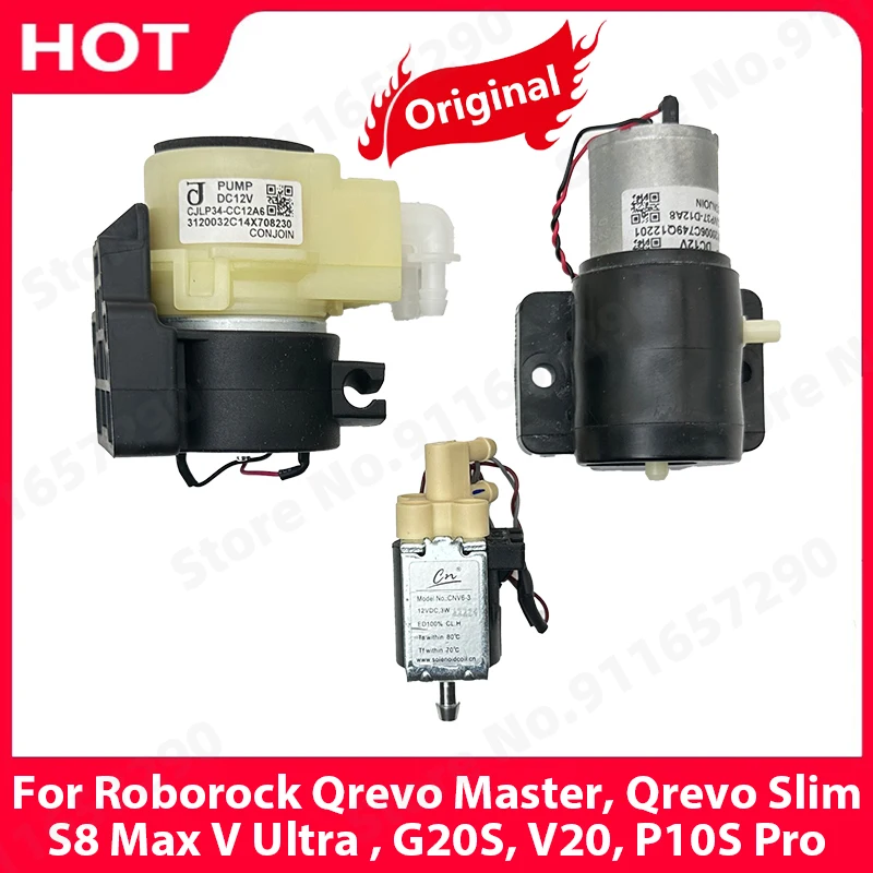 

Peristaltic Pump Spare Parts For Roborock Qrevo Master, Qrevo Slim,S8 Max V Ultra , G20S, V20, P10S Pro Accessories