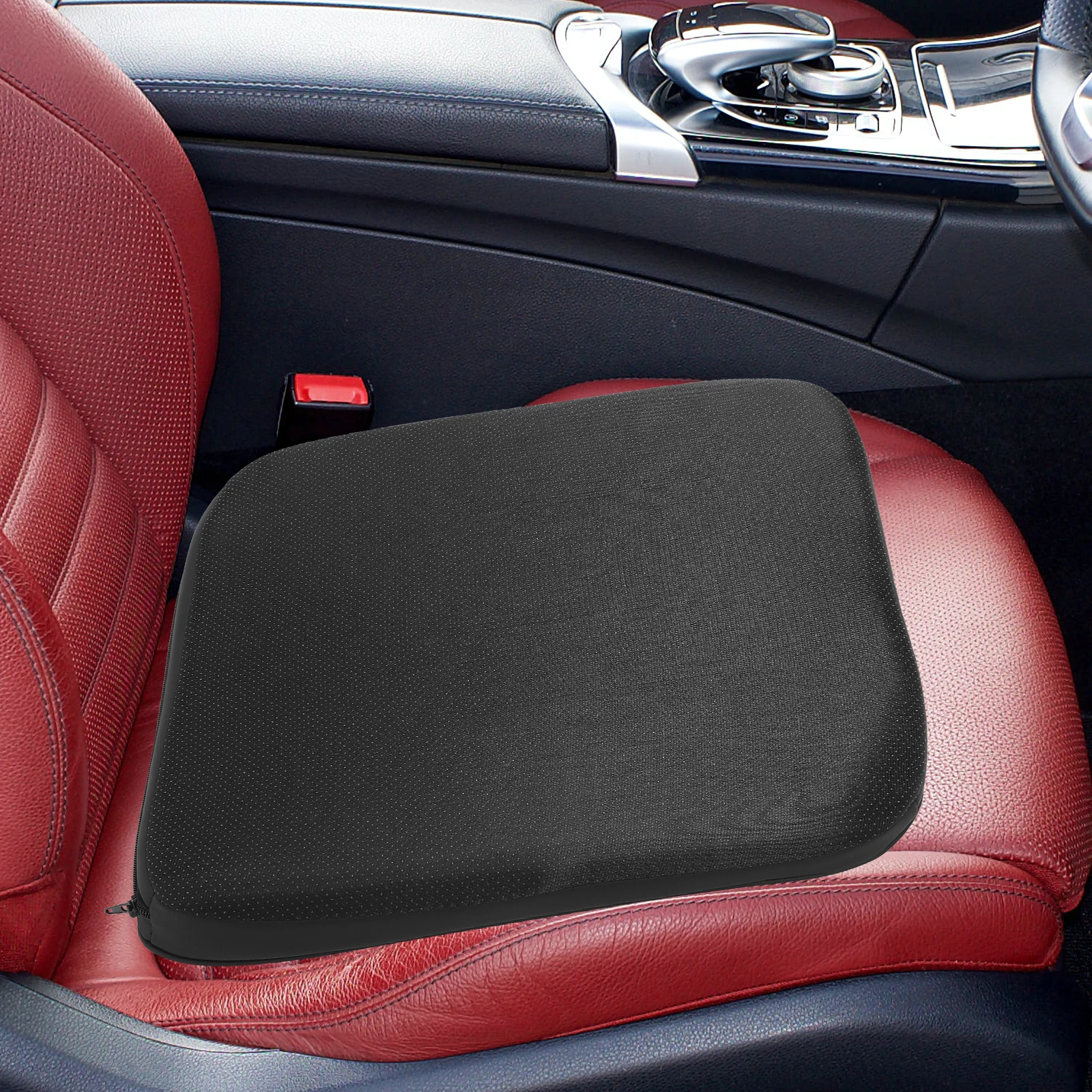 

Seat Heightening Pad 6cm Thick Adult Driver Cushion Nonslip Black Universal Comfort Sloping Design Fits Any