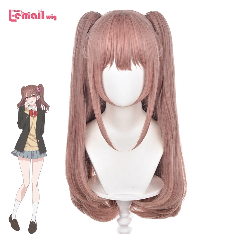 

L-email wig Synthetic Hair Anime 2.5 Dimensional Seduction Mikari Tachibana Cosplay Wig 70cm Miriera School Heat Resistant Wig