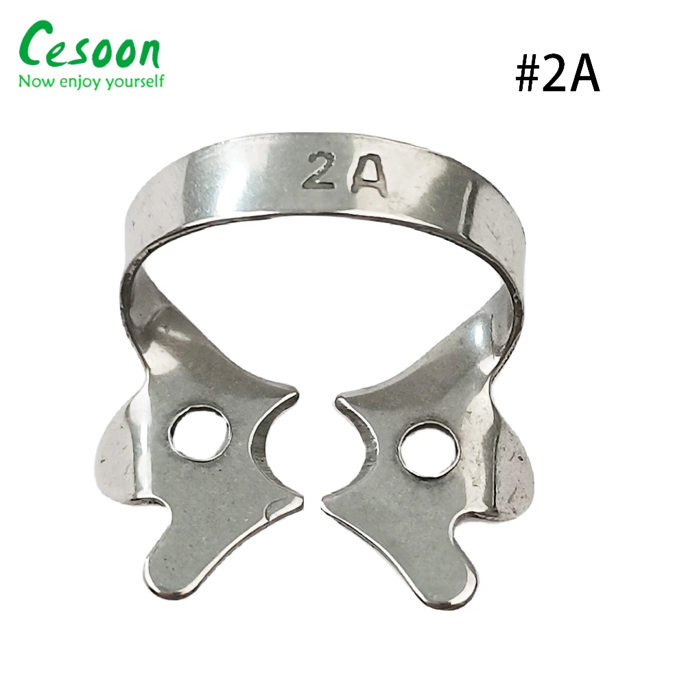 Dental Rubber Dam Clamps Endodontic Restorative Barrier Clips Stainless Steel Frame Holder Molar Teeth Oral Dentistry Materials