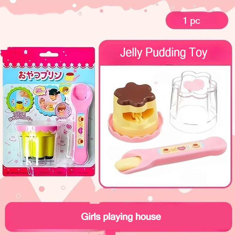 Bear Bento Jelly Pudding Feeding Toy Set Interactive Kitchen Pretend Play for Toddler Parent-Child Educational Food Toy for Kids