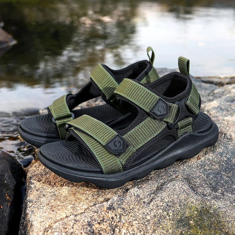 Kinder Sommer Lässige Atmungsaktive Sandalen Offene spitze Rutschfeste Strandschuhe für Kinder Jungen Outdoor Sport Walking Größe 30-40 – Detail 11
