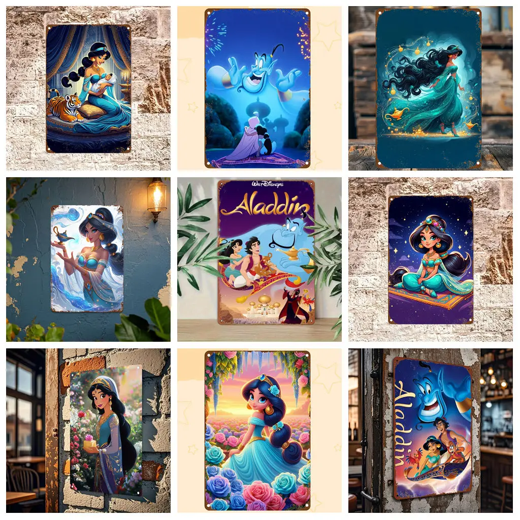 

Miniso Mickey Creative Image Metal Signs wall decor Tin Signs Captain Metal Poster Decor for Bar Pub Club Wall Decoration