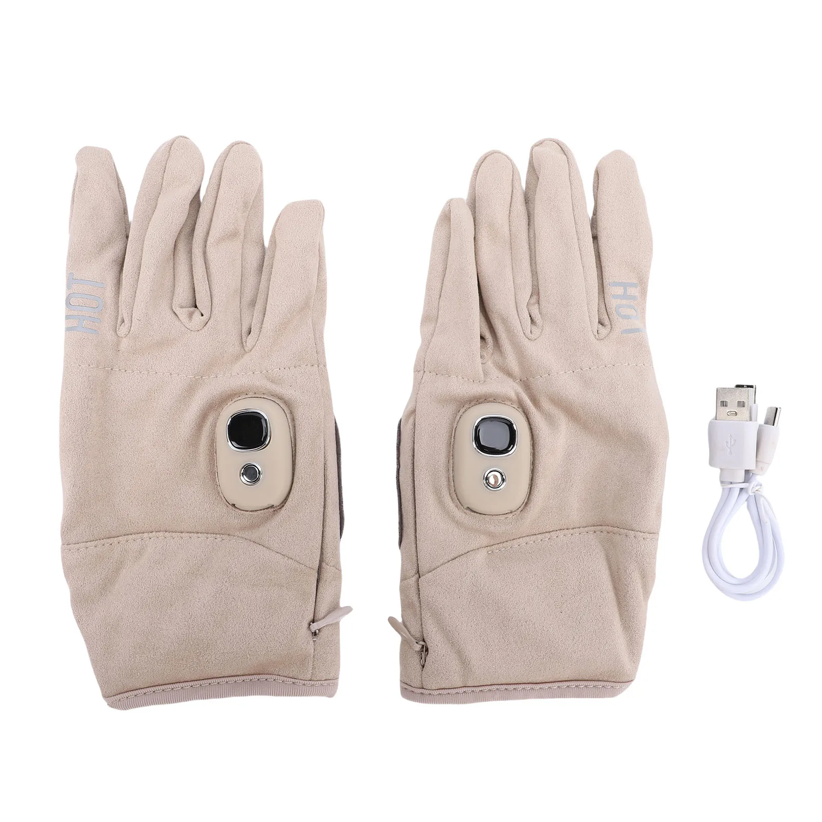 

Electric Heated Gloves for Men Women with 5 Heat Levels USB Rechargeable Winter Cold Weather Outdoor Indoor Hiking Cycling