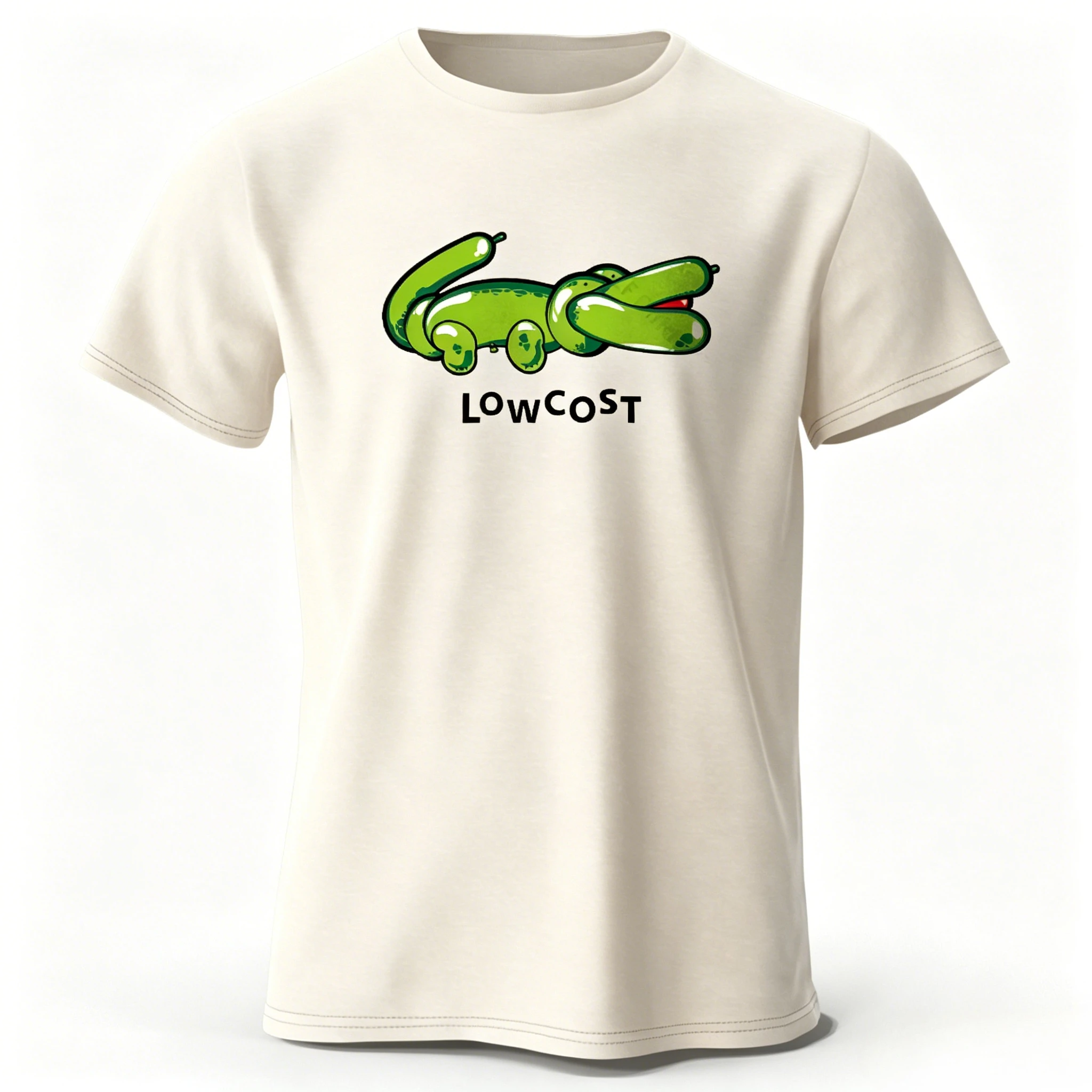 2026 New Style Men's Joke The Lowcost Printed T-Shirt Cotton Oversized Funny Graphic Tees Summer Tops Casual Streetwear
