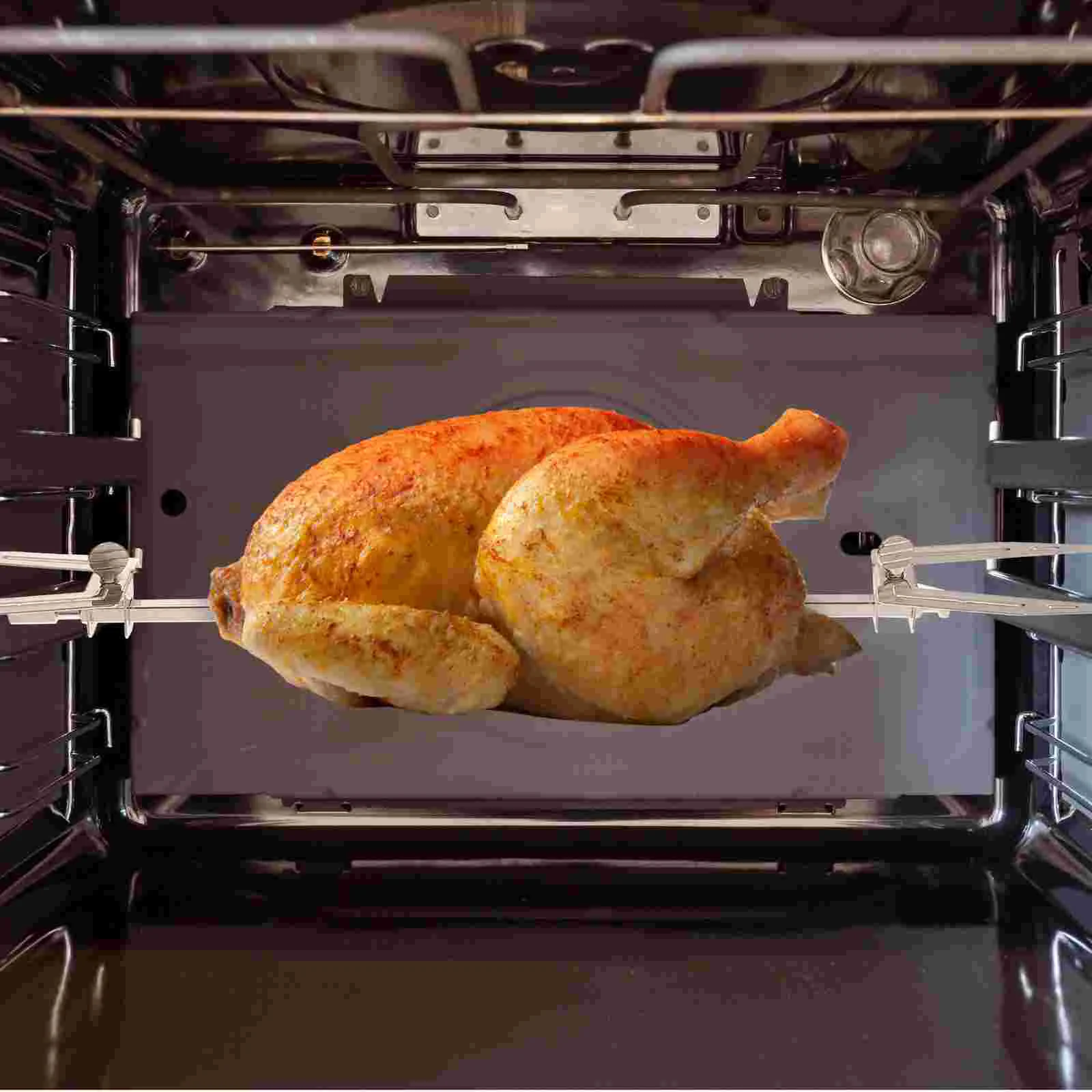 Agulha De Grill De Fritadeira De Ar, Garfos De Rotisserie, Espetos De Churrasco Assado, Rotisserie De Frango
