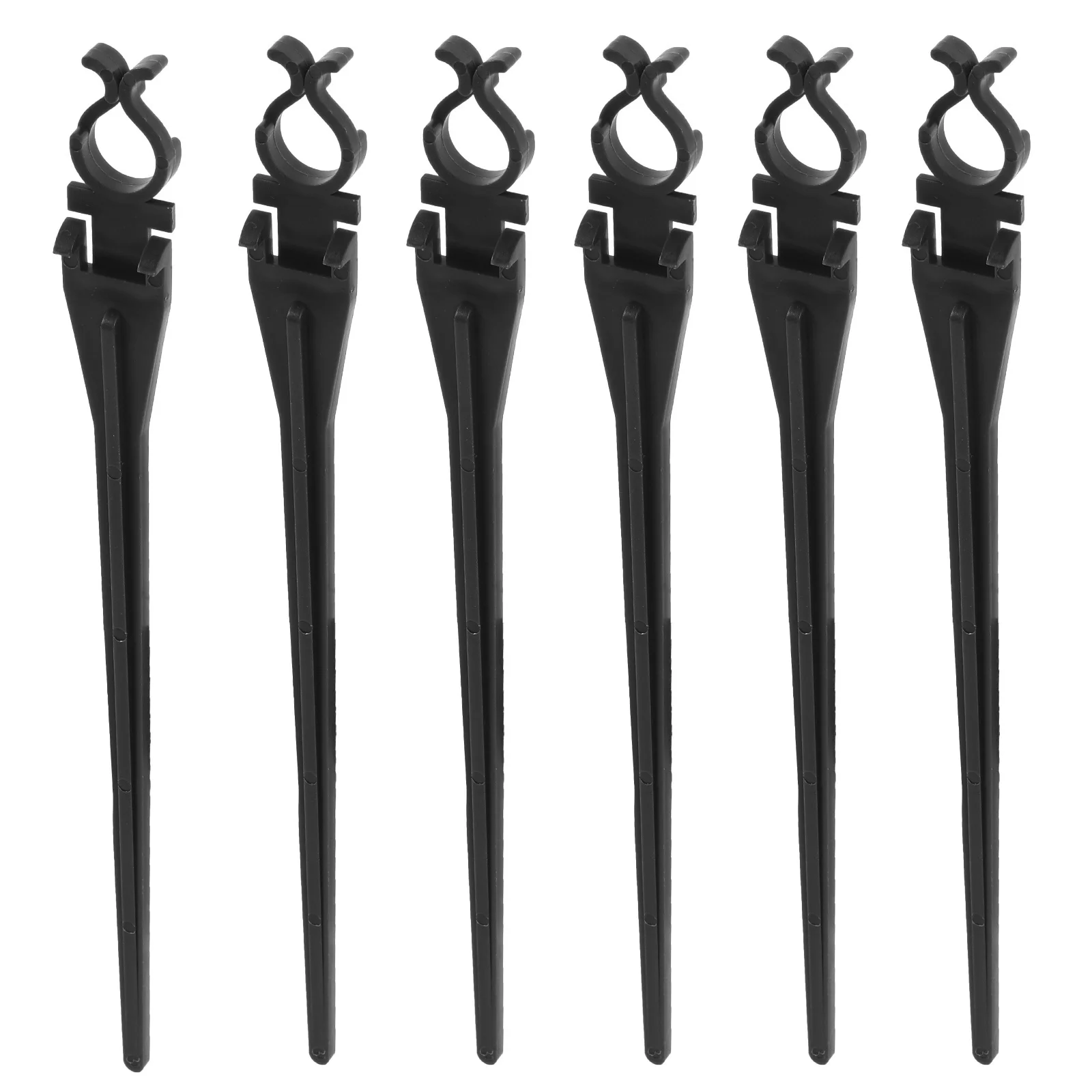

30Pcs Plastic Ground Stakes Christmas Lamp Spike Replacement for Outdoor Garden Lights Lawn Stakes Christmas Lamp Spike