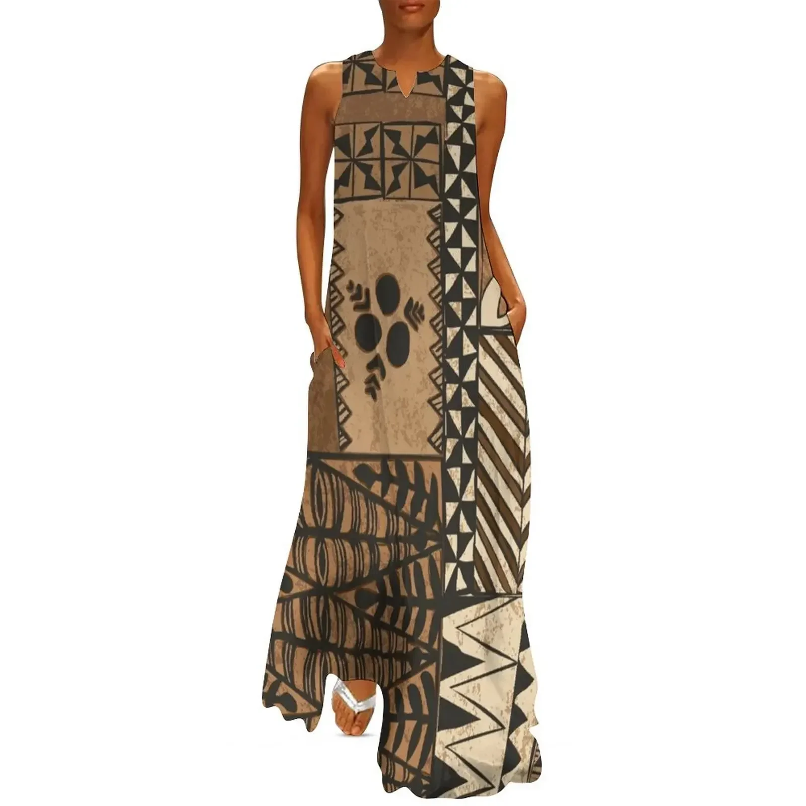 

Tonga Long Dress women's clothing korea stylish birthday dress for women Aesthetic clothing summer dress women 2025