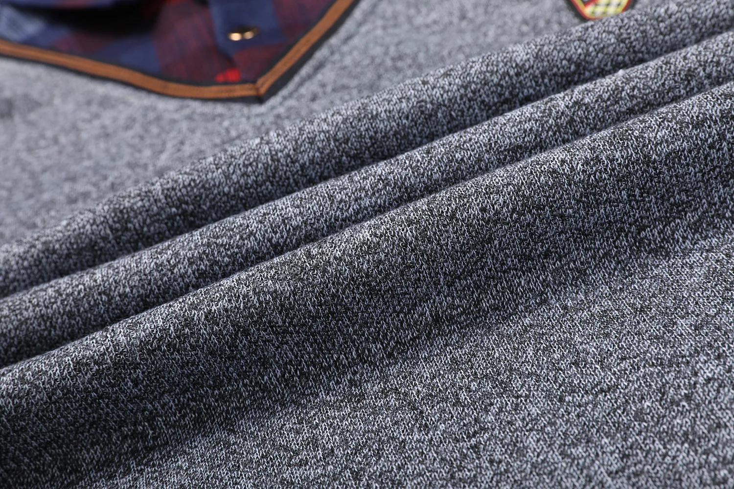 SHiONFA Herbst Winter Herren Langarm Pullover Shirts Gefälschte Zwei Stücke Pullover Fleece Dickes Hemd Gestrickte Casual Kleidung 4XL – Detail 26