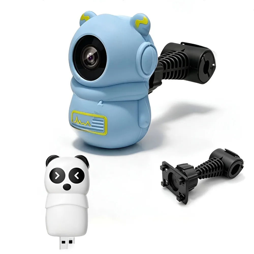 Cabin Care Baby Car Camera 2in1 Wireless Carplay Adapter 1080P Wide Angle Back Seat Camera Easy Install for Child Infant Safety