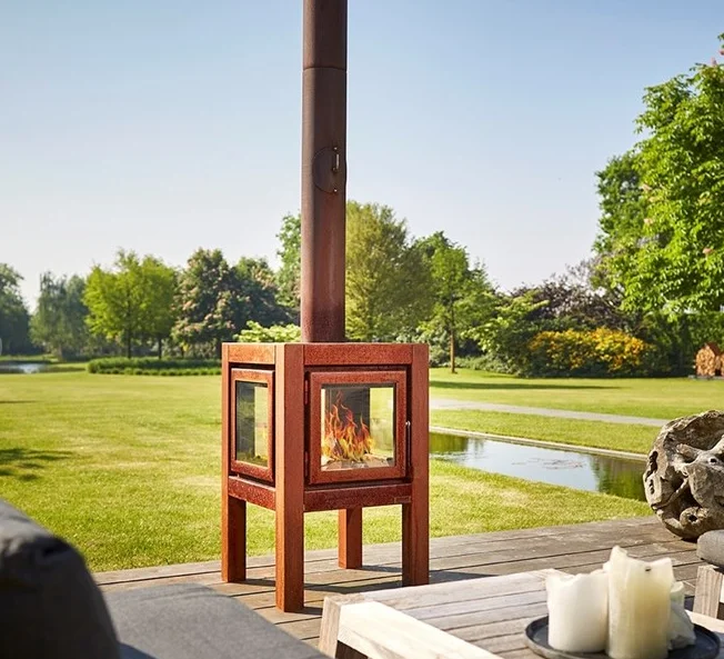 

Corten Steel Smokeless Steel Wood Burning Stoves