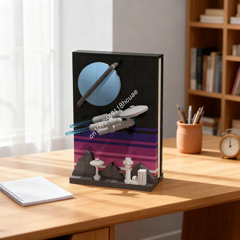 

209 шт. MOC Boldly Go Art Model Строительные блоки Строительство Сборка DIY творческая идея Рождественский подарок Кирпичные игрушки Дети День рождения