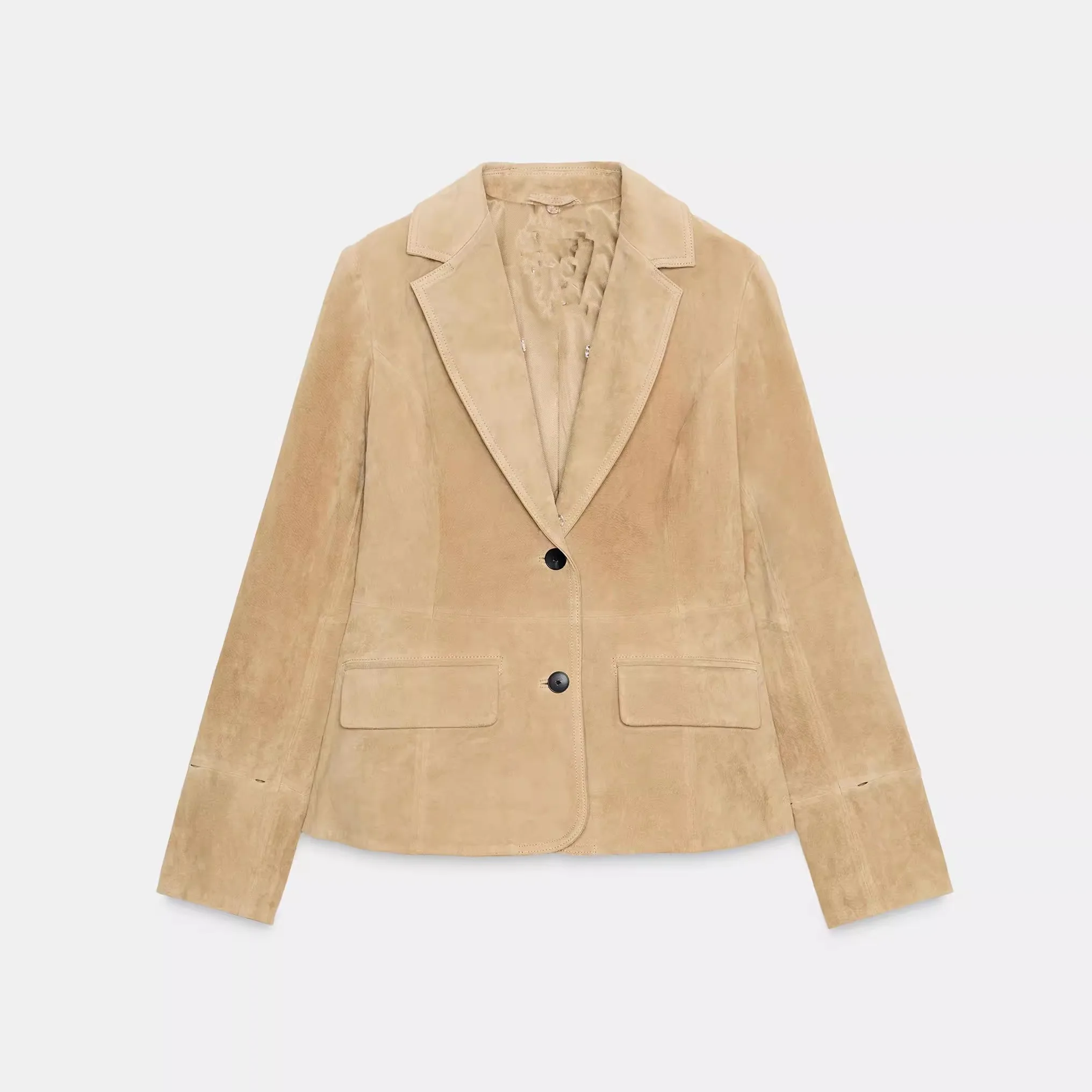 Nuovo arrivo invernale Faionable Donna Velluto Pelle Jaet Abito versatile Capispalla Casual Loose Fit Lungo effetto Sve 3D