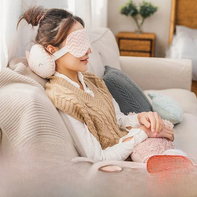 

Портативная дорожная маска для глаз 3-в-1: милая мультяшная, персонализированная, для студентов и детей, защитная, для отдыха, подушка-накладка на глаза