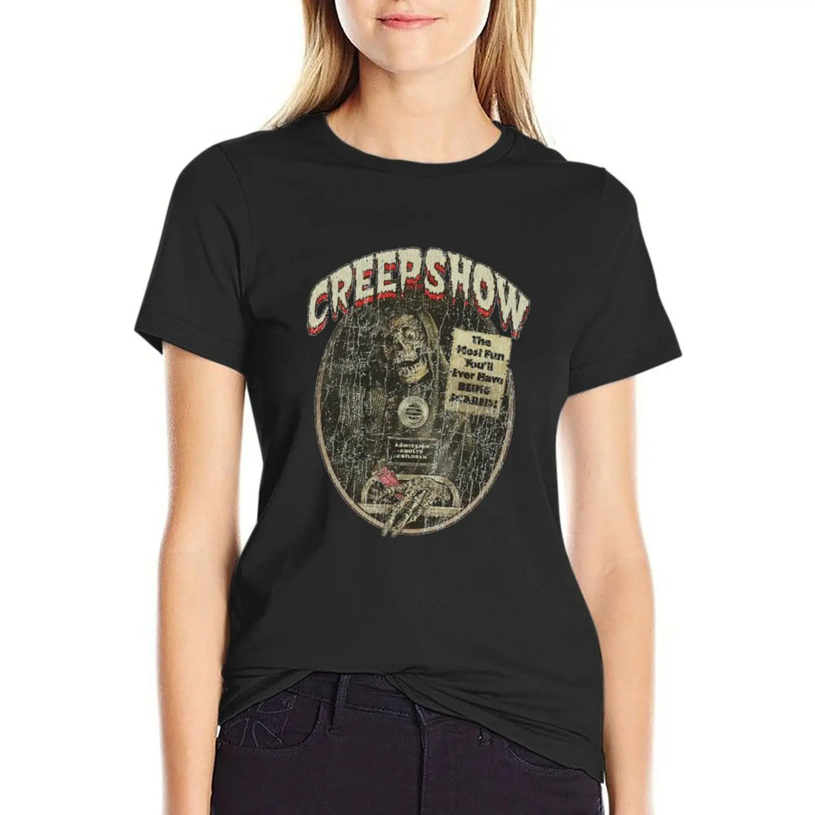 Creep Show 1982 Active T-Shirt Female clothing female kawaii clothes workout shirts for Women