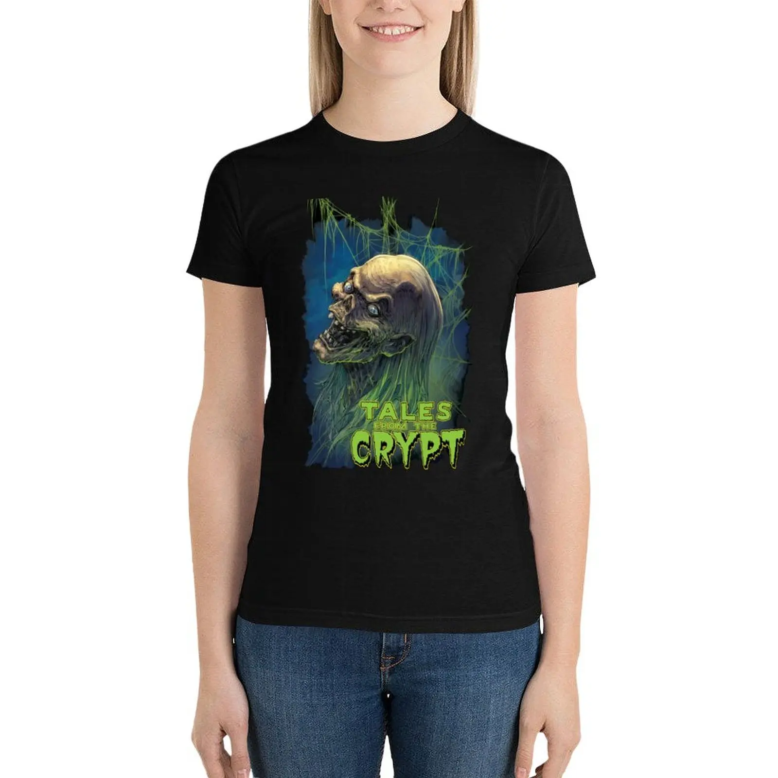 Tales From The Crypt T-Shirt lady clothes anime clothes korean fashion T-shirts for Women