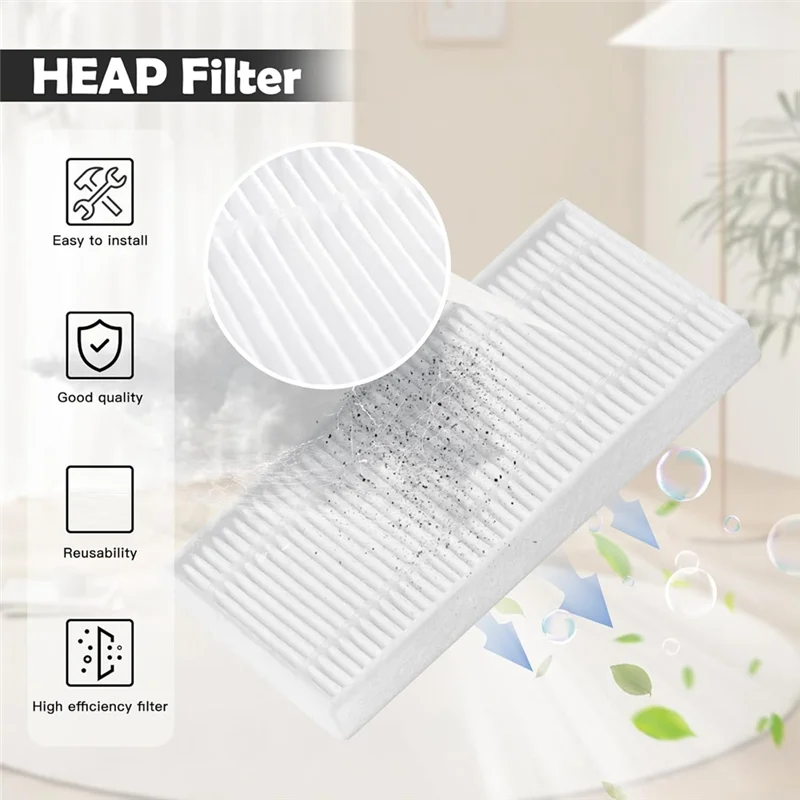 

ABRS-Accessories For Eufy Omni C20 Robot Vacuum Replacement Parts Main Side Brush Hepa Filter Mop Cloth Dust Bag