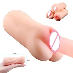 Male Oral Sex Masturbator Super Realistic Deep Vagina for Man Silicone Oral Sexual Masturbation Blowjob Cup Adult Erotic Product