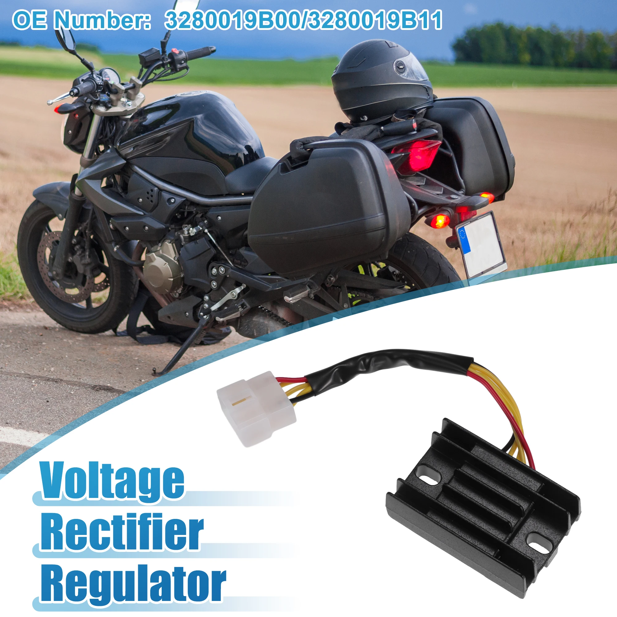 

Motoforti Motorcycle No.3280019B00/3280019B11 Voltage Rectifier Regulator for SUZUKI ATV LT160E QUADRUNNER 160CC 1989-1992