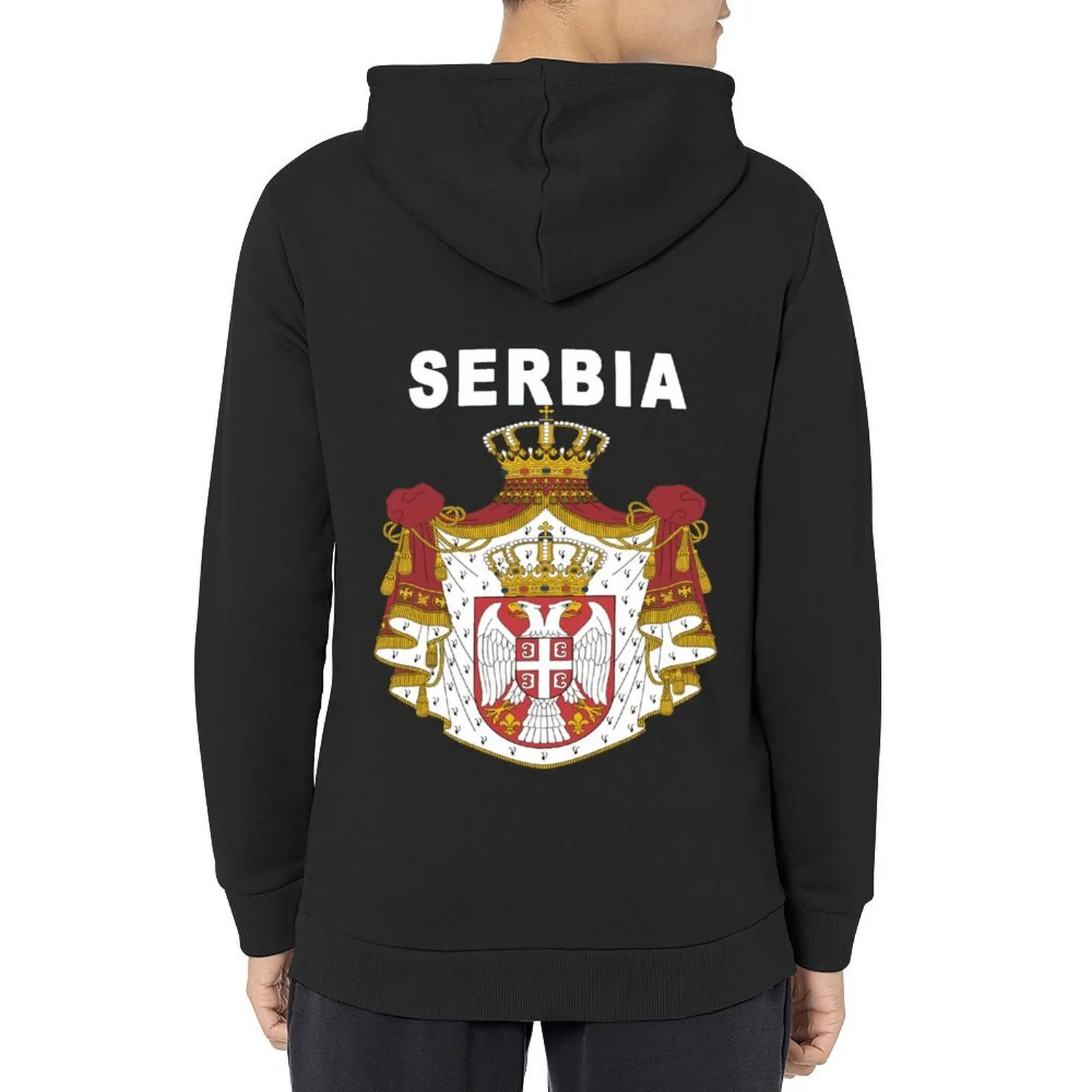 

Serbia National Football Fan Jersey Design Hoodie fashion men korean clothes mens clothes hoodies and sweatshirts new