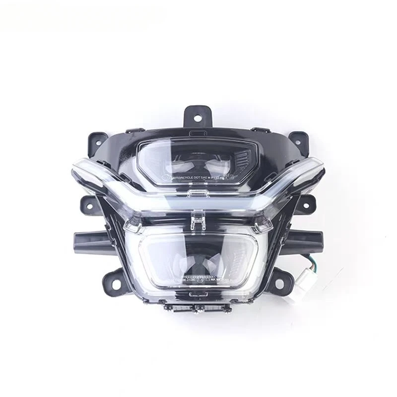 قطع غيار الدراجات النارية الجبهة العلوي كشافات الجمعية ل CFMOTO 450MT CF450MT CF400-8 /8A رئيس ضوء مصباح #3