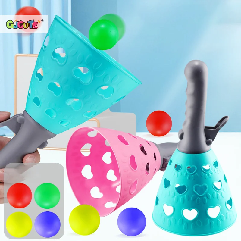 Catapulte élastique amusante pour classe d'interaction Parent-enfant, jouets de sport pour garçons et filles, Puzzle pour enfants, jouet de balle catapulte à lancer, 1 ensemble