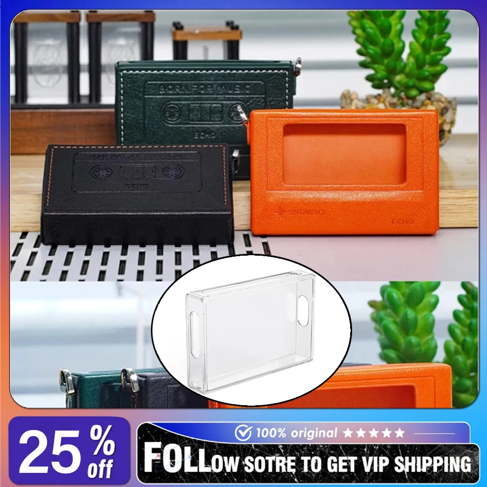 Funda FIIO Snowsky NEST-ECHO Negra/naranja/verde/blanca transparente, Personalización 1:1 para Reproductor de Música Portátil FIIO ECHO
