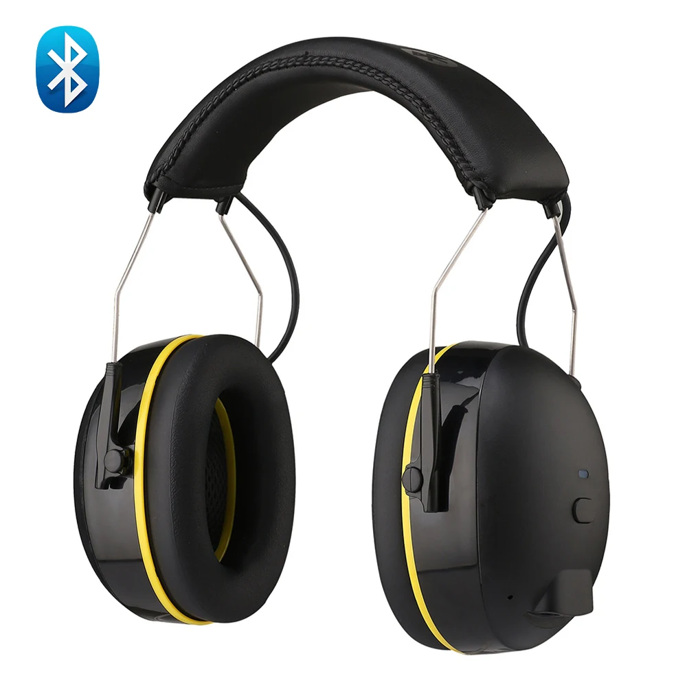 Hearing Protector with Bluetooth Noise Reduction Safety Earmuffs 28dB Noise Canceling Ear Protection Headphones Hunting Shooting