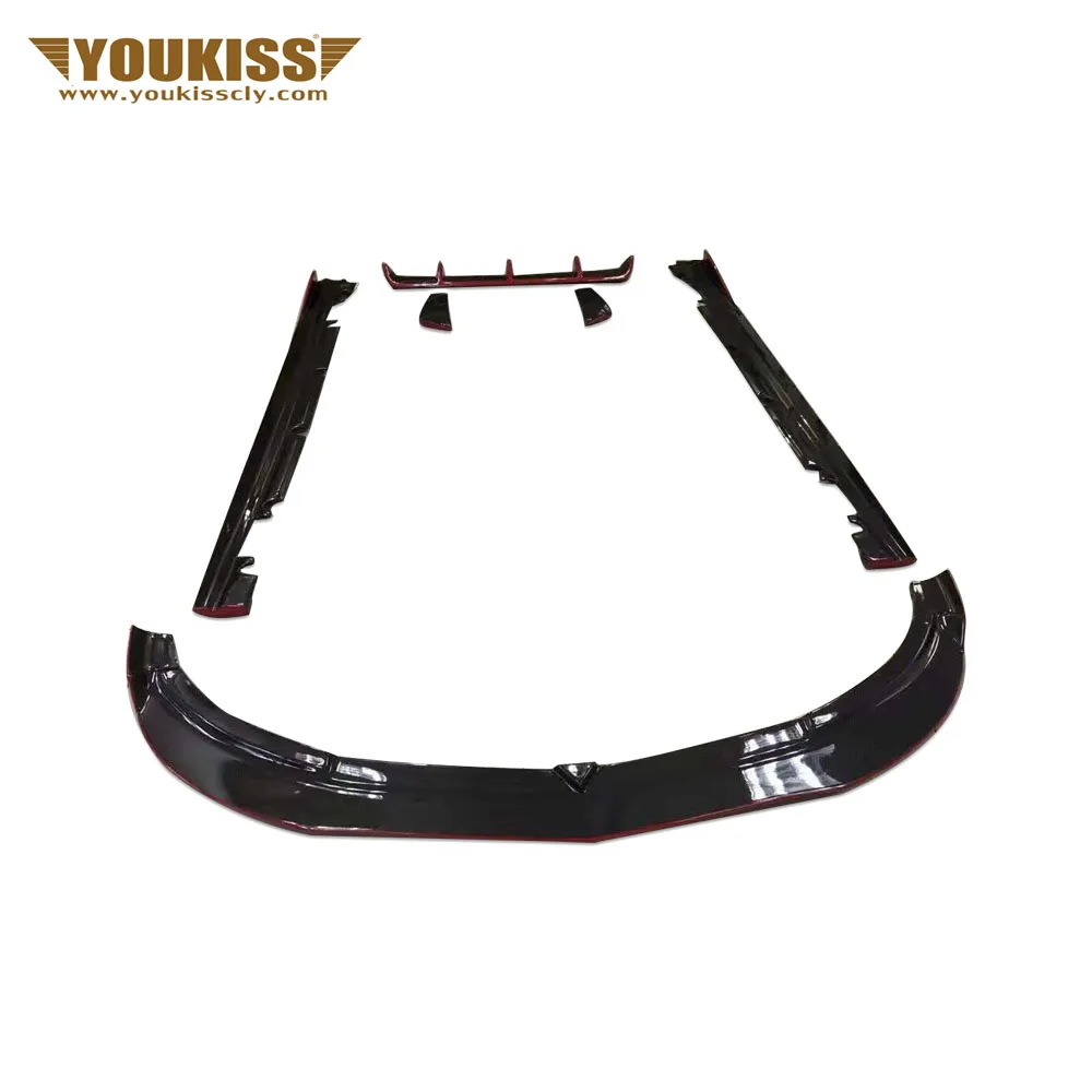 Car Accessories for Mercedes benz CLA Class W117 AMG Carbon Fiber Front Lip Rear Lip Side Skirts