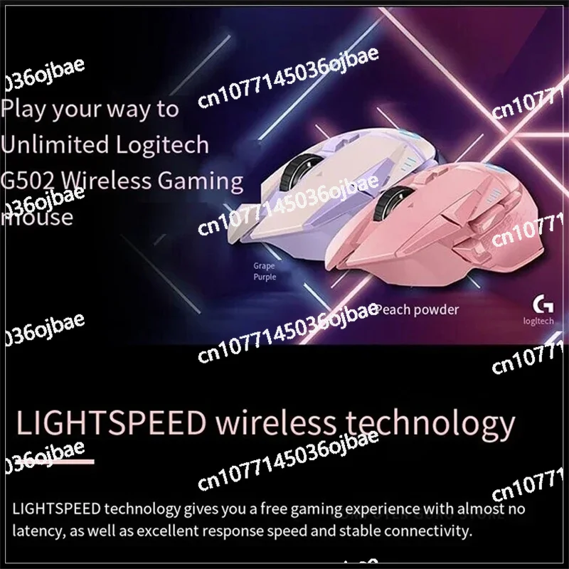 Original  G502 HERO LIGHTSPEED Wireless Gaming Mouse 25600DPI RGB 2.4GHz  Wireless Mice For E-Sports Gamers