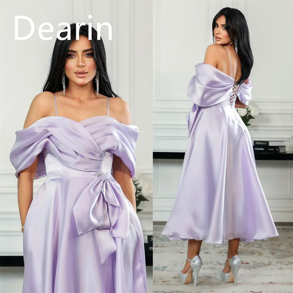 

Dearin Off-the-shoulder A-line Ankle length Skirts Bespoke Occasion Dresses