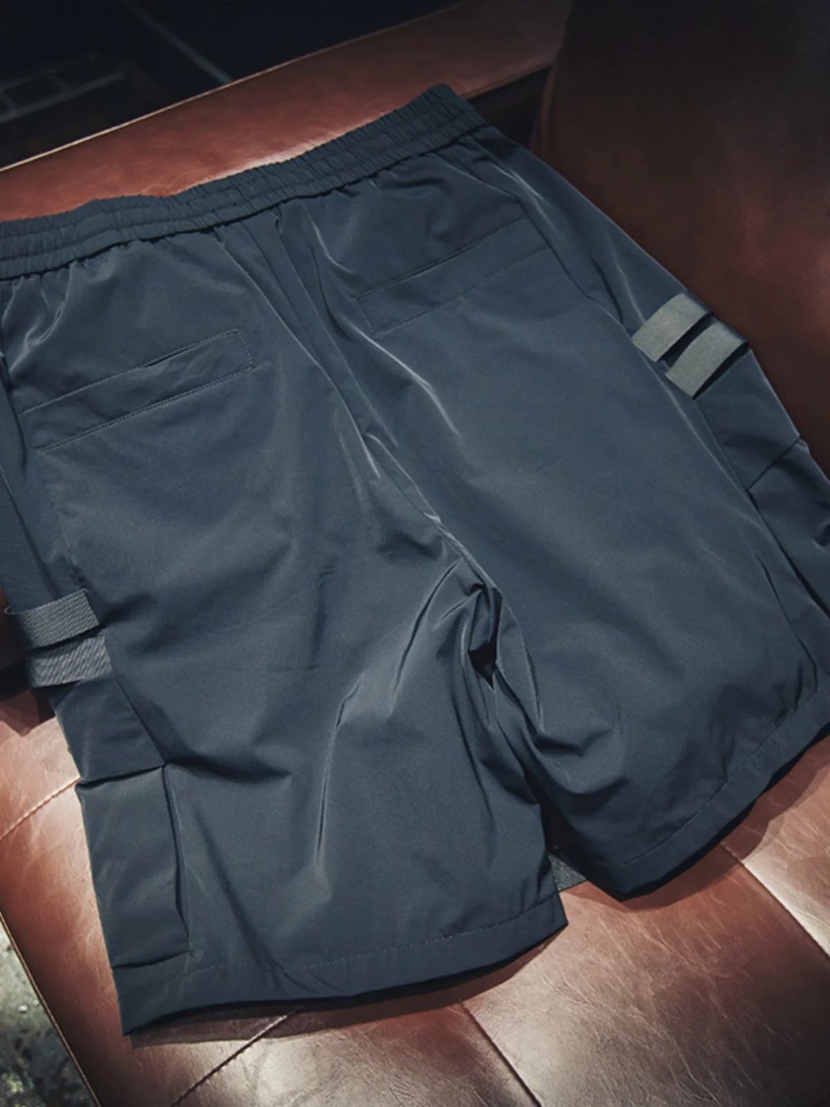 ملابس العمل اليابانية الرجعية الرجال فضفاضة تناسب كوي الجافة Sli ort السراويل الصيف عارضة كبيرة الحجم خمس نقاط السراويل